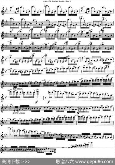 阿尔泰斯26首精选长笛练习曲（NO.3）|Altes（阿尔泰斯）