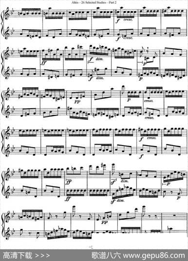 阿尔泰斯26首精选长笛练习曲（NO.22）|Altes（阿尔泰斯）