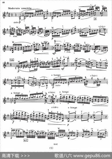 SONATENo5（伊萨伊小提琴奏鸣曲）