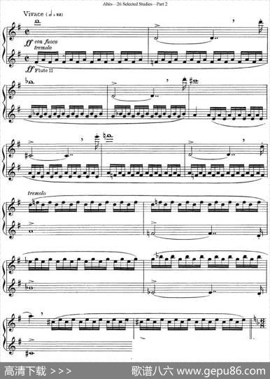 阿尔泰斯26首精选长笛练习曲（NO.25）|Altes（阿尔泰斯）