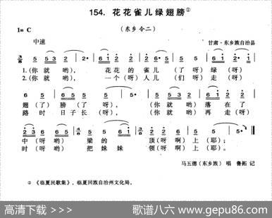 花花雀儿绿翅膀