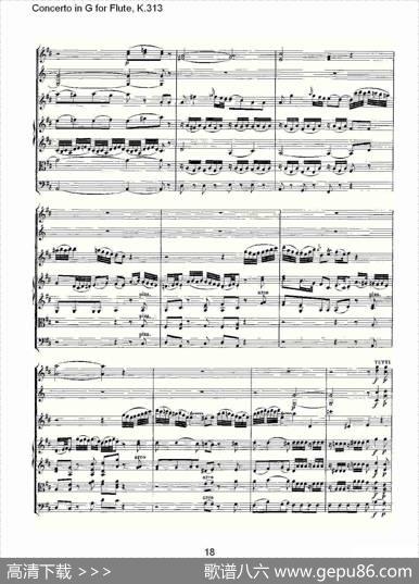 ConcertoinGforFlute,K.313（G调长笛协奏曲,K.313）