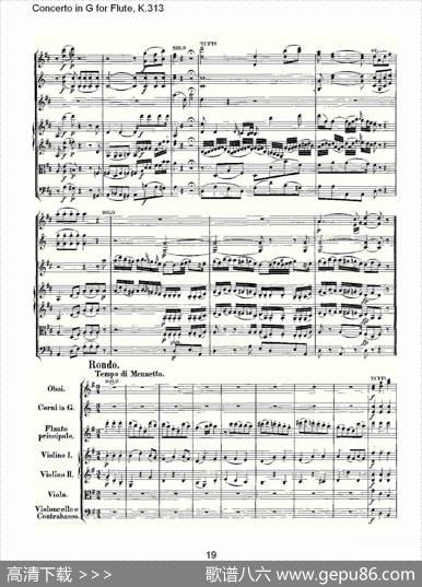 ConcertoinGforFlute,K.313（G调长笛协奏曲,K.313）