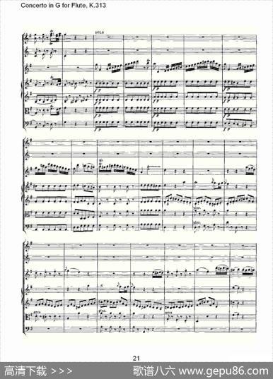 ConcertoinGforFlute,K.313（G调长笛协奏曲,K.313）