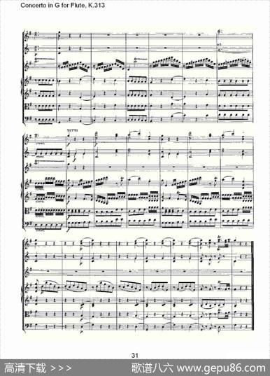 ConcertoinGforFlute,K.313（G调长笛协奏曲,K.313）