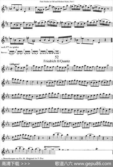 斯勒新老风格长笛练习重奏曲（第一部分）（NO.50-NO.52）|SiegfriedThieleS.(斯勒)