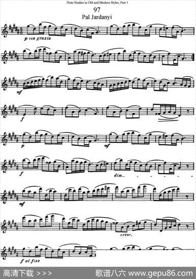 斯勒新老风格长笛练习重奏曲（第一部分）（NO.97-NO.99）|SiegfriedThieleS.(斯勒)