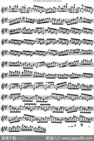 斯勒新老风格长笛练习重奏曲（第二部分）（NO.9-NO.10）|SiegfriedThieleS.(斯勒)