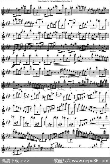 斯勒新老风格长笛练习重奏曲（第二部分）（NO.16-NO.17）|SiegfriedThieleS.(斯勒)