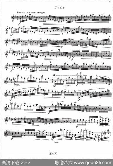 SONATENo4（伊萨伊小提琴奏鸣曲）