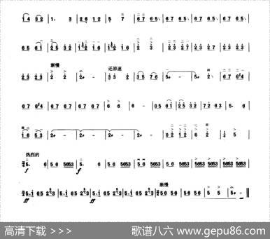 翻身的日子（板胡曲集第三级）