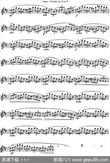 胡埃斯24首练习曲Op.32（NO.1）|Hughes(胡埃斯)