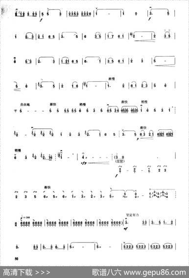 海岛新曲（板胡曲集第六级）