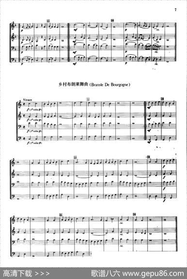 铜管乐古典组曲和舞曲（合奏）|热维斯·克劳德