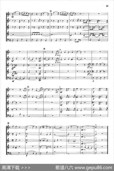 为铜管五重奏改编的四首歌曲|玛若