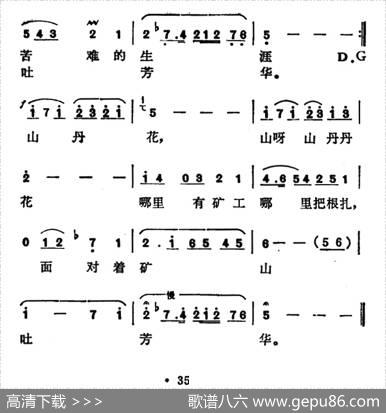 矿山的山丹花（张枚同词景建树曲） - 张枚同|景建树