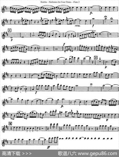 瑞查长笛四重奏（Flute2）|Reicha（瑞查）