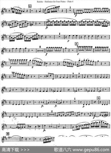 瑞查长笛四重奏（Flute3）|Reicha（瑞查）
