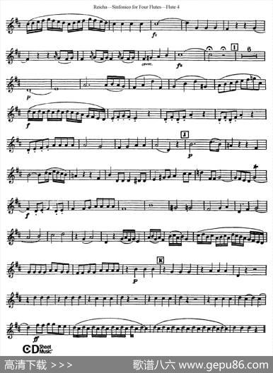 瑞查长笛四重奏（Flute3）|Reicha（瑞查）
