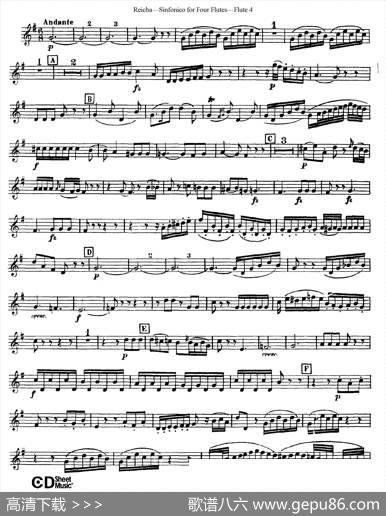 瑞查长笛四重奏（Flute3）|Reicha（瑞查）