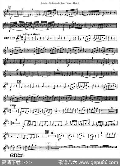 瑞查长笛四重奏（Flute3）|Reicha（瑞查）