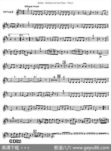 瑞查长笛四重奏（Flute3）|Reicha（瑞查）
