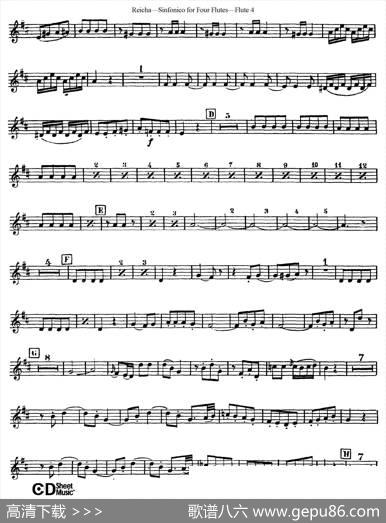 瑞查长笛四重奏（Flute3）|Reicha（瑞查）