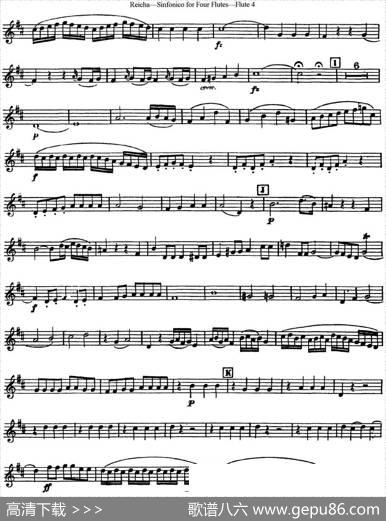 瑞查长笛四重奏（Flute4）|Reicha（瑞查）