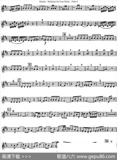 瑞查长笛四重奏（Flute4）|Reicha（瑞查）