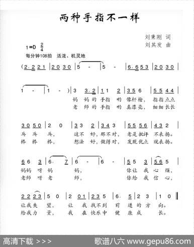 两种手指不一样 - 刘秉刚|刘其发