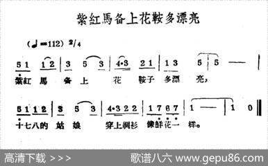 紫红马备上花鞍多漂亮（哈萨克民歌）