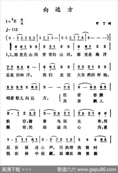 向远方（甲丁词徐东蔚曲） - 甲丁|徐东蔚