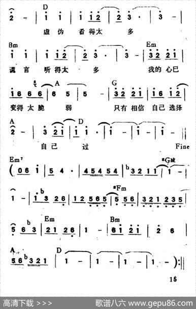 别说我冷漠（带和弦） - 莎莎
