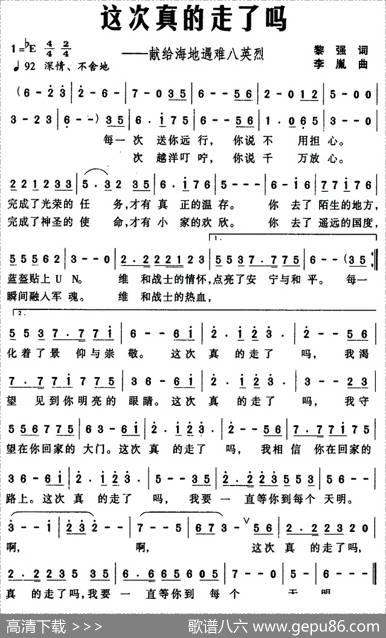 这次真的走了吗——献给海地遇难八英烈 - 黎强|李胤