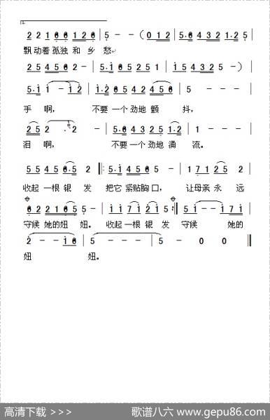 最后一次为母亲梳头 - 杨明昆|周善儒