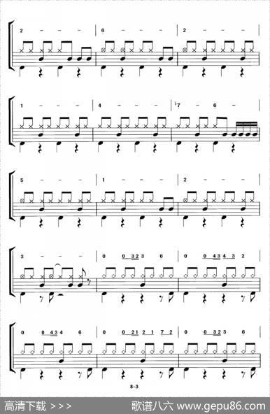 开场曲（鼓谱）