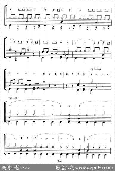 开场曲（鼓谱）