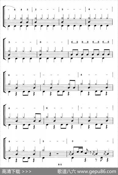 开场曲（鼓谱）