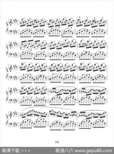 FantasieImpromptu|肖邦（chopin）曲、飘摇的云制谱