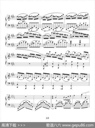 FantasieImpromptu|肖邦（chopin）曲、飘摇的云制谱