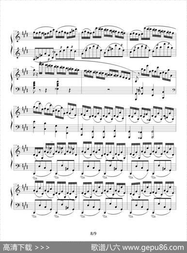 FantasieImpromptu|肖邦（chopin）曲、飘摇的云制谱