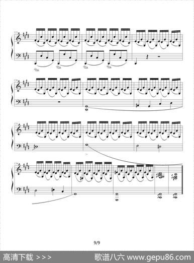 FantasieImpromptu|肖邦（chopin）曲、飘摇的云制谱