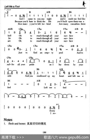 LeftMeaFool（使我像个傻瓜）
