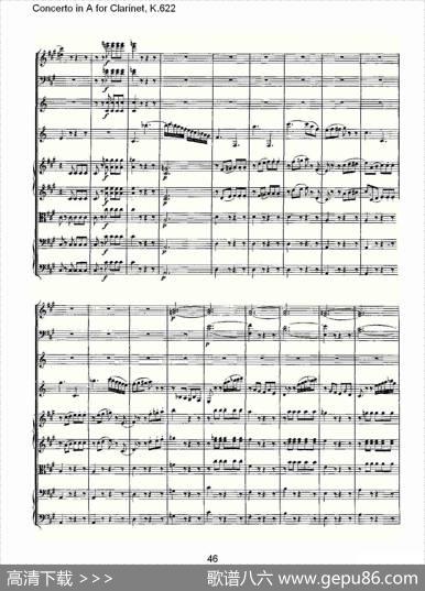 ConcertoinAforClarinet,K.622（A调单簧管协奏曲,K.62）