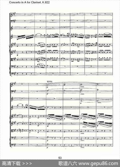 ConcertoinAforClarinet,K.622（A调单簧管协奏曲,K.62）