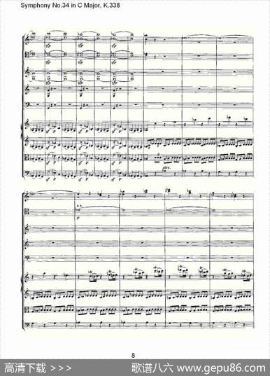 SymphonyNo.34inCMajor,K.338（C大调第三十四交响曲K.338）