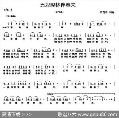 五彩隆林伴春来 - 田茂华|田茂华