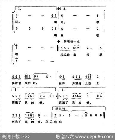 洒遍了我的爱（电视剧《爱之路》主题曲） - 邓尔博|邓尔博
