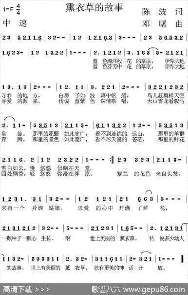薰衣草的故事 - 陈波|邓曙