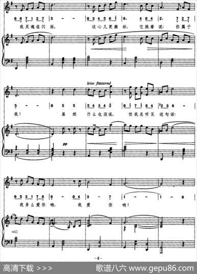 [匈]圆舞曲（歌剧《风流寡妇》选曲、线简混排、正谱） - 维克托・利昂、利奥・斯坦作词、周枫、王志强译配|列哈尔